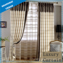 Home Hotel Stripe Linen Curtain